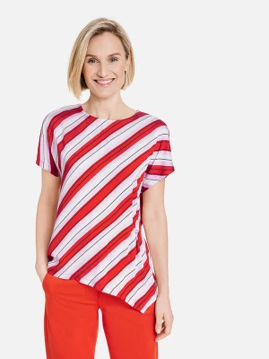 Gerry Weber Koszulka w kolorze czerwono-białym rozmiar: 36