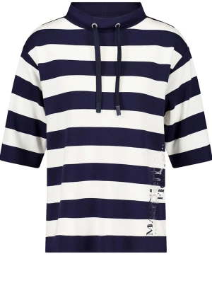Gerry Weber Koszulka w kolorze granatowo-białym rozmiar: 36