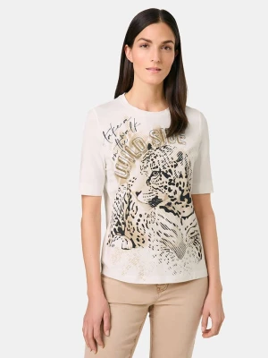 Gerry Weber Koszulka w kolorze kremowo-beżowo-czarnym rozmiar: 38