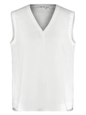 Gerry Weber Lniana bluzka w kolorze białym rozmiar: 40