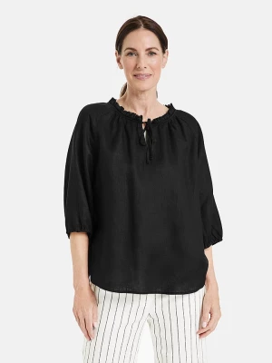 Gerry Weber Lniana bluzka w kolorze czarnym rozmiar: 42