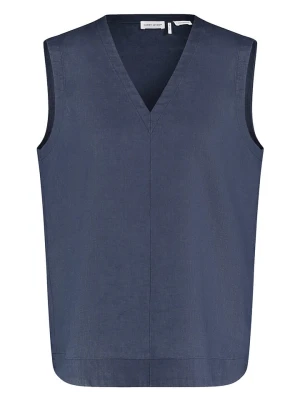 Gerry Weber Lniana bluzka w kolorze granatowym rozmiar: 44