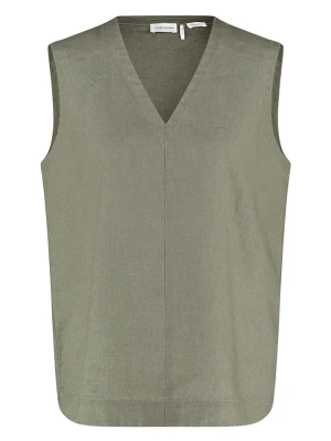 Gerry Weber Lniana bluzka w kolorze khaki rozmiar: 38