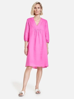 Gerry Weber Lniana sukienka w kolorze różowym rozmiar: 44