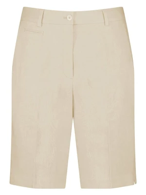 Gerry Weber Lniane bermudy w kolorze beżowym rozmiar: 42