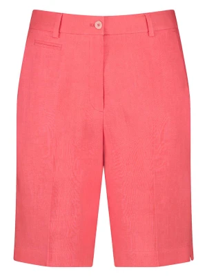 Gerry Weber Lniane bermudy w kolorze czerwonym rozmiar: 44