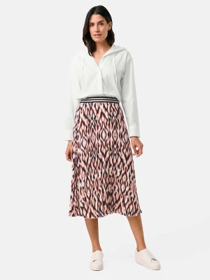 Gerry Weber Spódnica w kolorze kremowo-czarno-jasnoróżowym rozmiar: 46