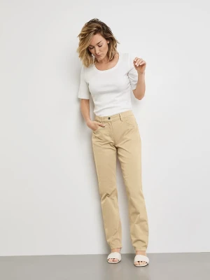 Gerry Weber Spodnie w kolorze beżowym rozmiar: 44