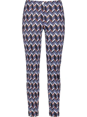 Gerry Weber Spodnie w kolorze granatowo-pomarańczowym rozmiar: 44