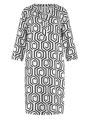 Gerry Weber Sukienka w kolorze biało-czarnym rozmiar: 38