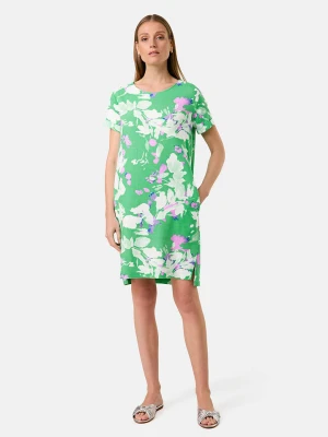 Gerry Weber Sukienka w kolorze zielono-biało-fioletowym rozmiar: 36