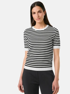 Gerry Weber Sweter w kolorze biało-czarnym rozmiar: 40