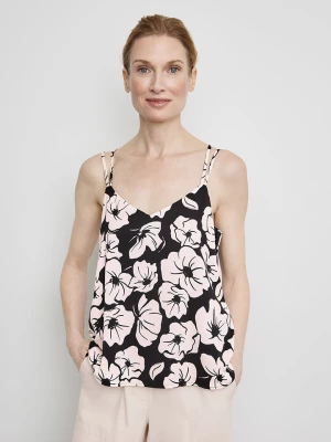 Gerry Weber Top w kolorze kremowo-czarnym rozmiar: 36