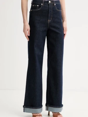 Gestuz jeansy wide leg damskie