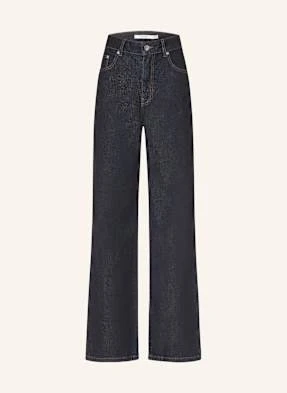 Gestuz Jeansy Wide Leg Gzsummer blau
