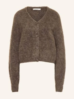 Gestuz Kardigan Gzdebbie Z Dodatkiem Moheru braun