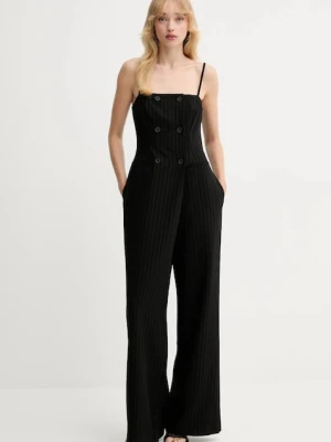 Gestuz kombinezon kolor czarny z dekoltem karo 10910726