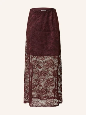 Gestuz Koronkowa Spódnica Gzleala rot
