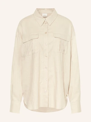 Gestuz Koszula Elarahgz Z Lnem beige