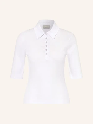 Gestuz Koszulka Polo Z Dżerseju Gzdrew weiss