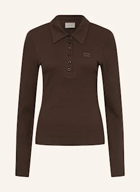 Gestuz Koszulka Polo Z Dzianiny Drewgz braun