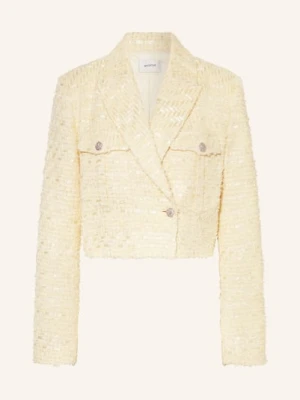 Gestuz Kurtka Bouclé Fringagz gelb