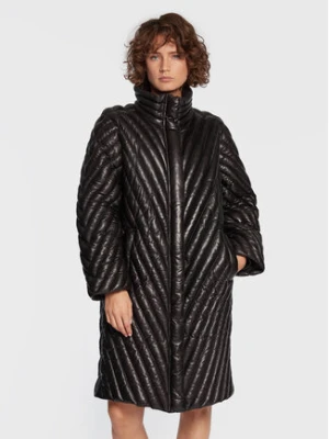 Gestuz Kurtka skórzana Rosella 10906522 Czarny Relaxed Fit