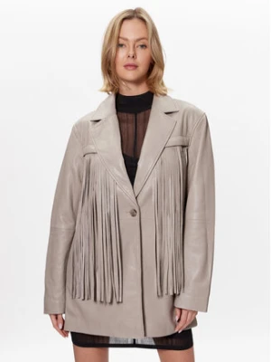 Gestuz Marynarka Avivagz 10906967 Szary Regular Fit