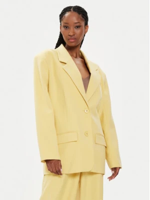 Gestuz Marynarka Paula 10907014 Żółty Oversize