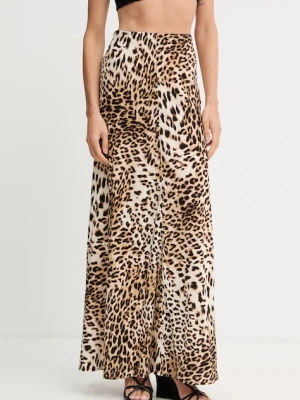 Gestuz spódnica kolor beżowy maxi prosta 10910259