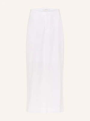 Gestuz Spódnica Z Dodatkiem Lnu weiss