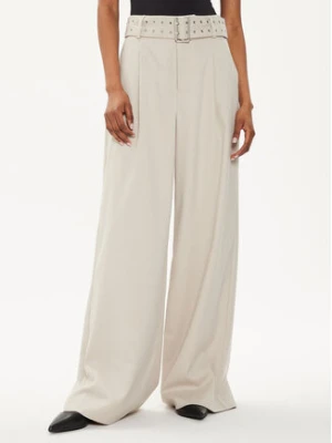 Gestuz Spodnie materiałowe Editha 10908856 Beżowy Relaxed Fit