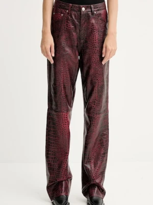 Gestuz spodnie skórzane