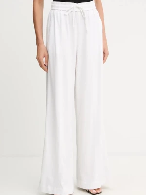 Gestuz spodnie z domieszką lnu