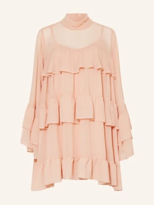 Gestuz Sukienka Gzchiffany Z Falbanami rosa