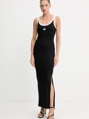 Gestuz sukienka kolor czarny maxi dopasowana 10910276