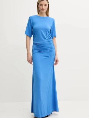 Gestuz sukienka kolor niebieski maxi prosta 10910125