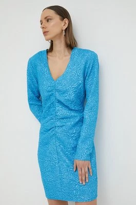 Gestuz sukienka MaisieGZ kolor niebieski mini dopasowana