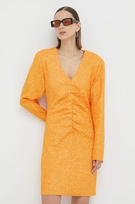 Gestuz sukienka MaisieGZ kolor pomarańczowy mini dopasowana