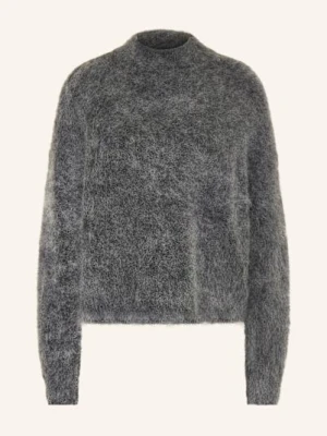 Gestuz Sweter Debbiegz Z Dodatkiem Moheru grau