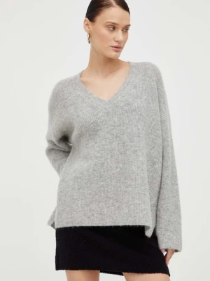 Gestuz sweter wełniany szary