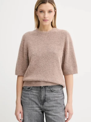 Gestuz sweter wełniany damski kolor pomarańczowy lekki 10909996