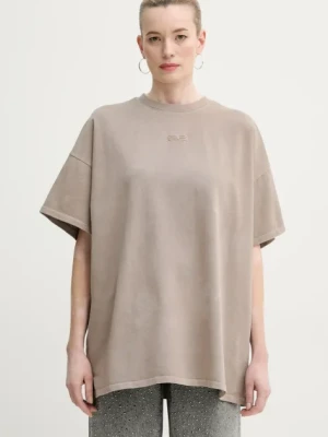 Gestuz t-shirt bawełniany damski kolor beżowy 10909249