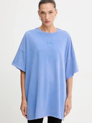 Gestuz t-shirt bawełniany damski kolor niebieski 10909249