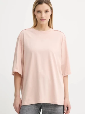 Gestuz t-shirt bawełniany damski kolor pomarańczowy 10910395