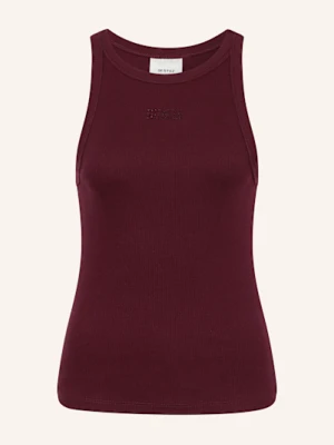 Gestuz Top Gzdrew Z Ozdobnymi Kamykami rot