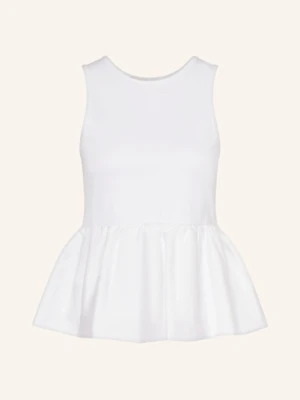 Gestuz Top Gzlanza Z Mieszanki Materiałów weiss