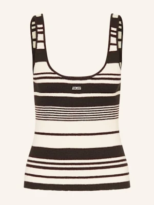 Gestuz Top Z Dzianiny weiss