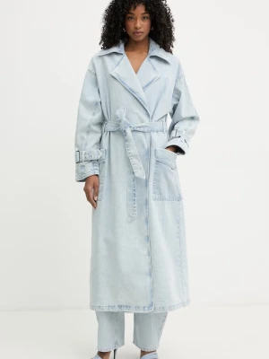 Gestuz trencz damski jeansowy