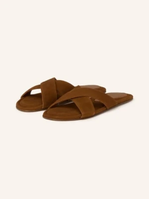 Gia Borghini Klapki Hina braun